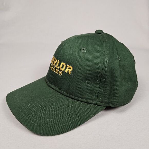 Baylor Bears Hat Green Spellout Snapback Adjustable Gold Embroidered NCAA Cap - Picture 11 of 11
